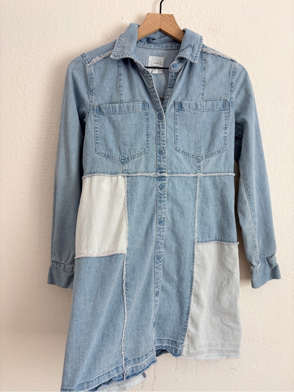 Cleo + Wolf Patchwork Denim Dress - Picture 8 of 10